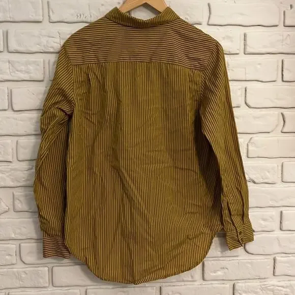 Urban Outfitters Vertical Stripe Button Down Top Size Small - Picture 7 of 8